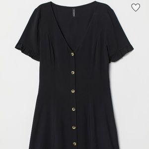 V-neck Viscose Dress